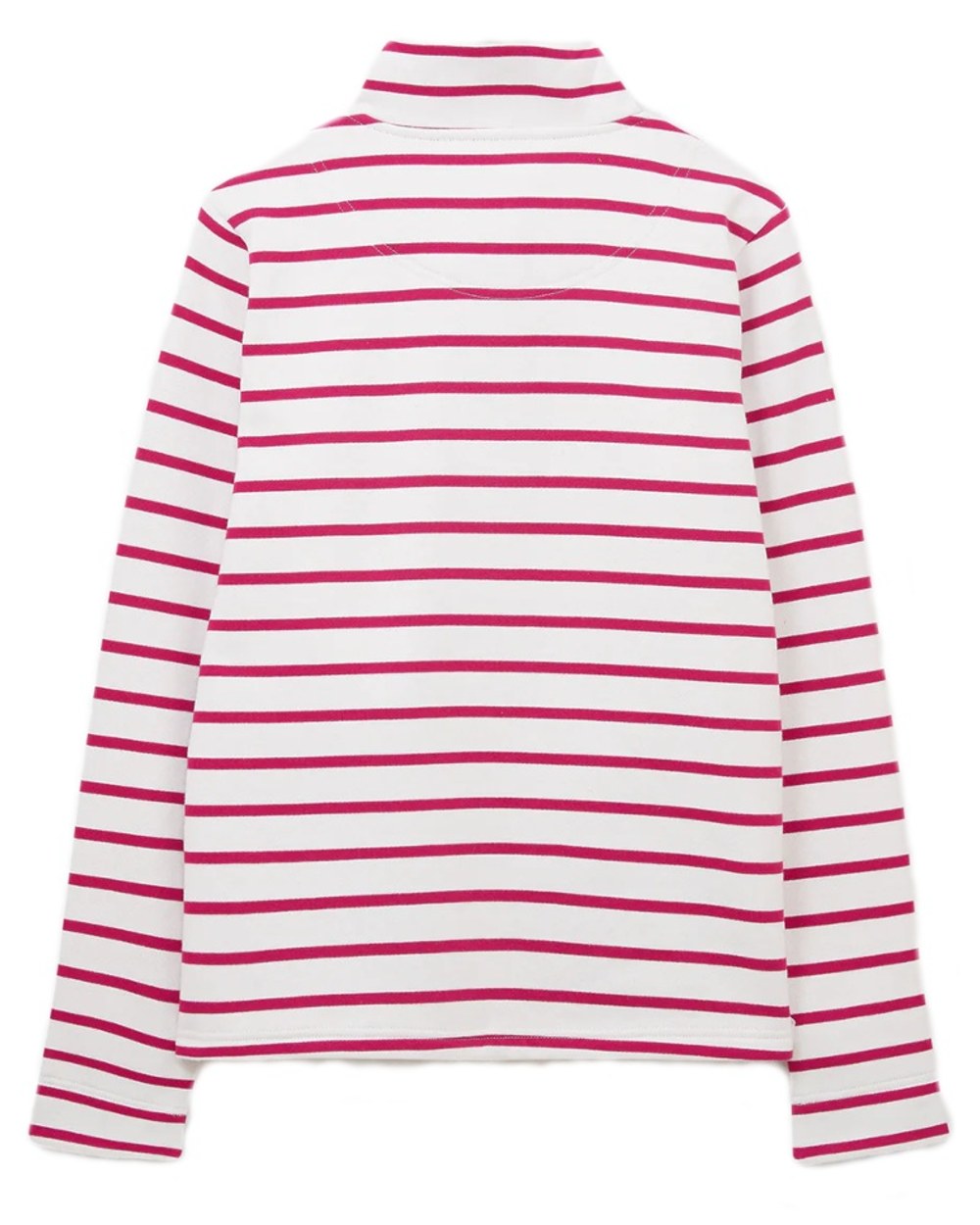 Cloud Claret Stripe coloured Lighthouse Shore Jersey Top on white background