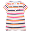 Lighthouse Ladies Ariana T-Shirt in Orange Pink Stripe #colour_orange-pink-stripe