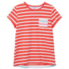Lighthouse Ladies Causeway T-Shirt in Watermelon Stripe #colour_watermelon-stripe