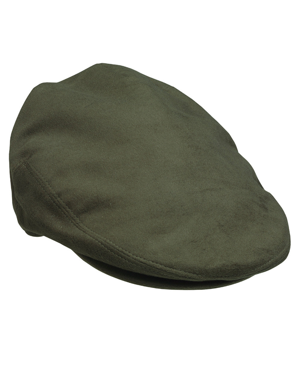 Loden Coloured Laksen Belgravia Flat Cap On A White Background