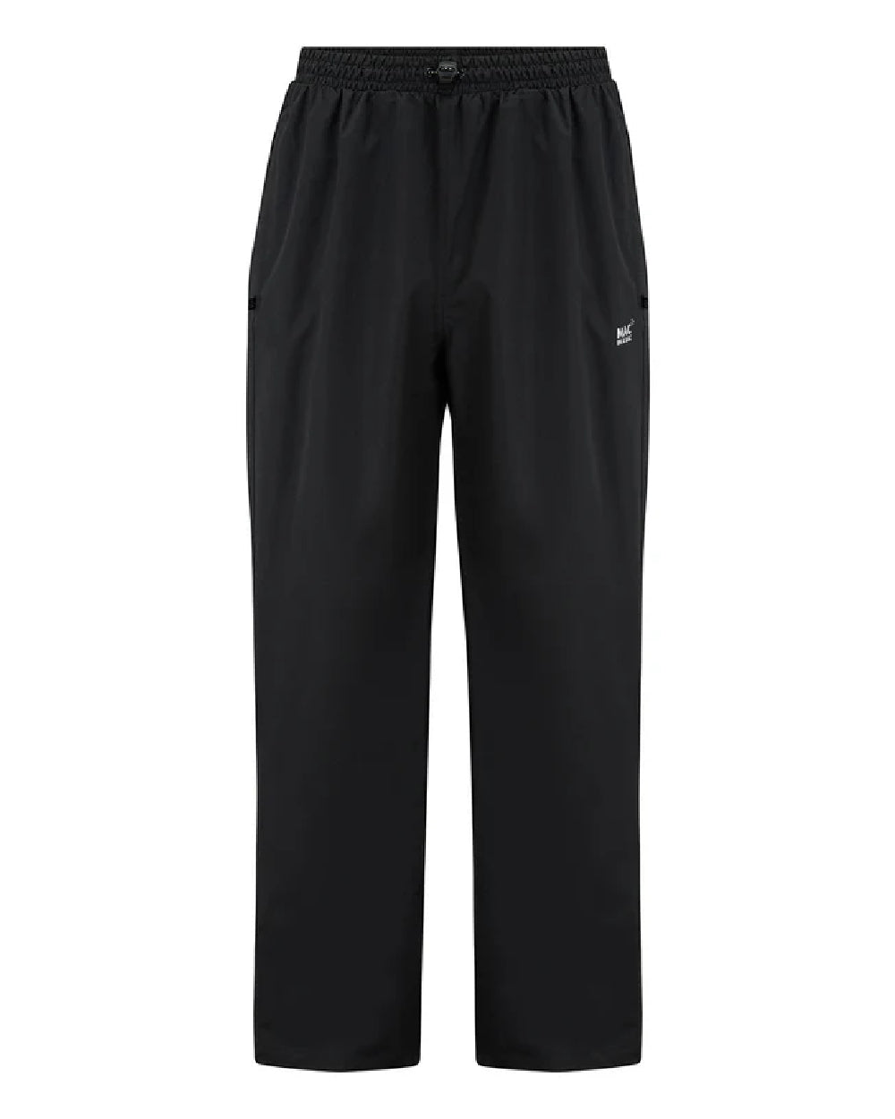 Liquorice coloured Mac In A Sac Explorer Mens Waterproof Overtrousers on white background