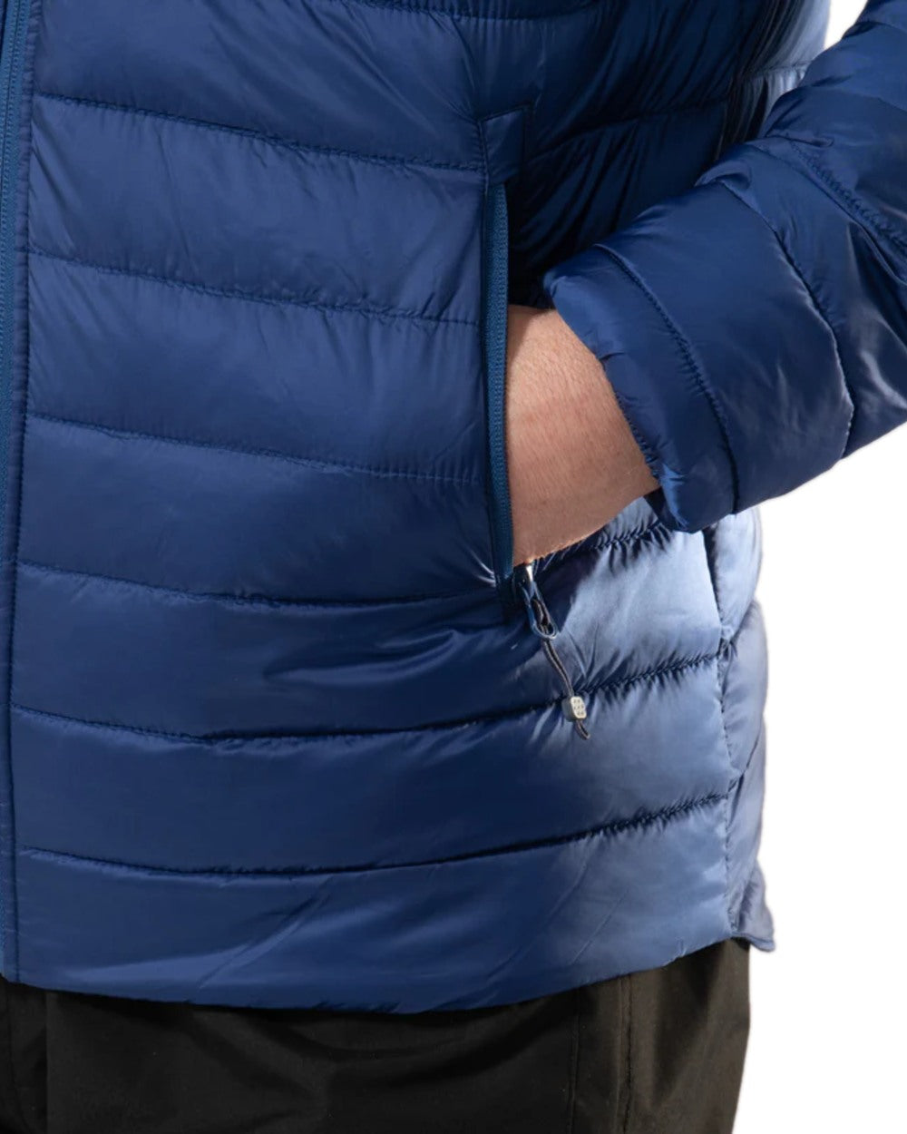 Blue Coloured Mac In A Sac Mens Synergy Jacket on white background