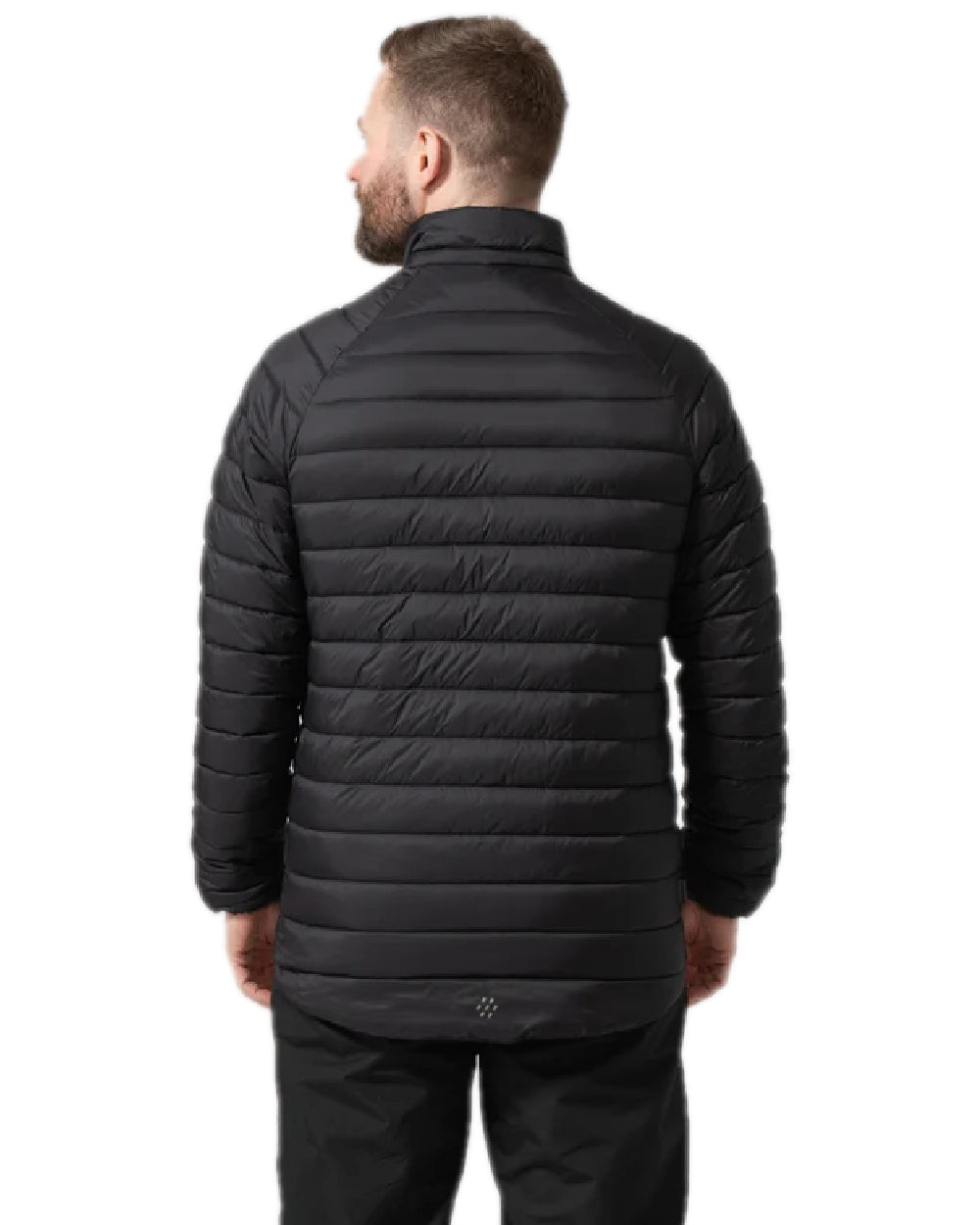 Jet Black Coloured Mac In A Sac Mens Synergy Jacket on white background