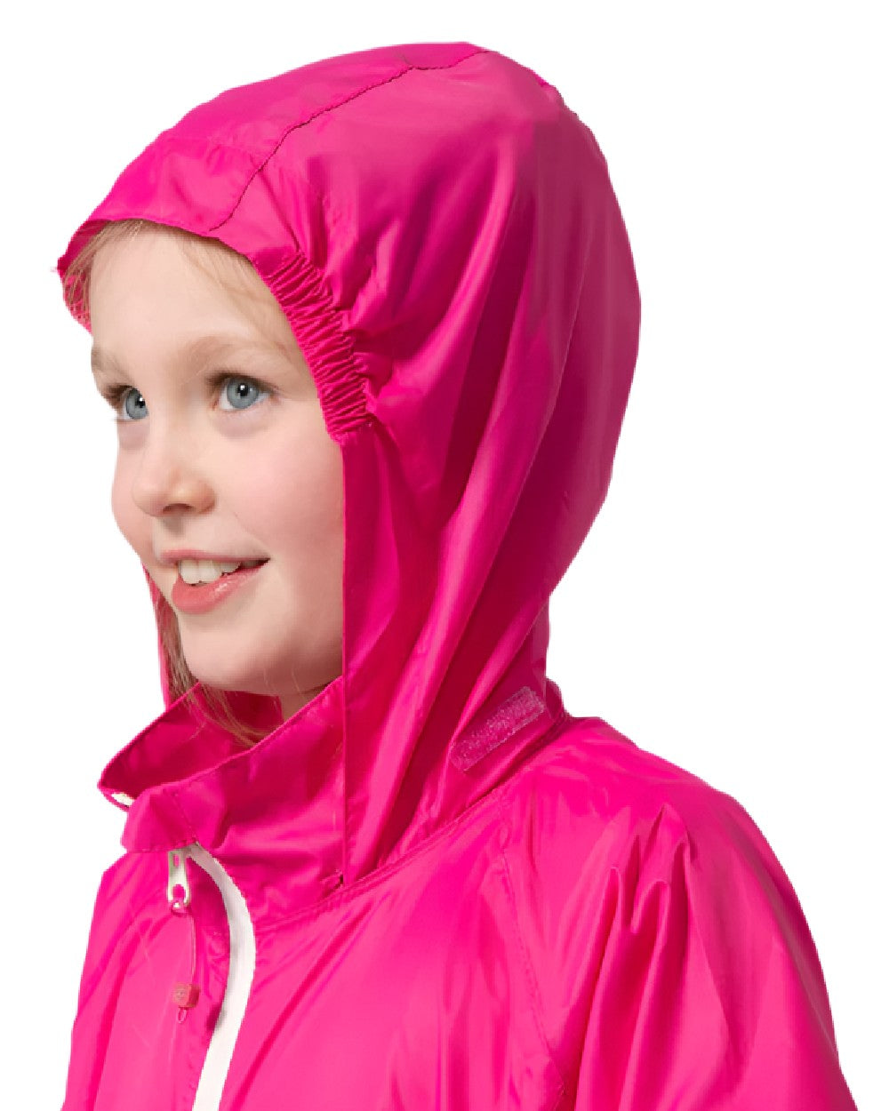 Pink Coloured Mac In A Sac Mini Origin Packable Waterproof Jacket on white background