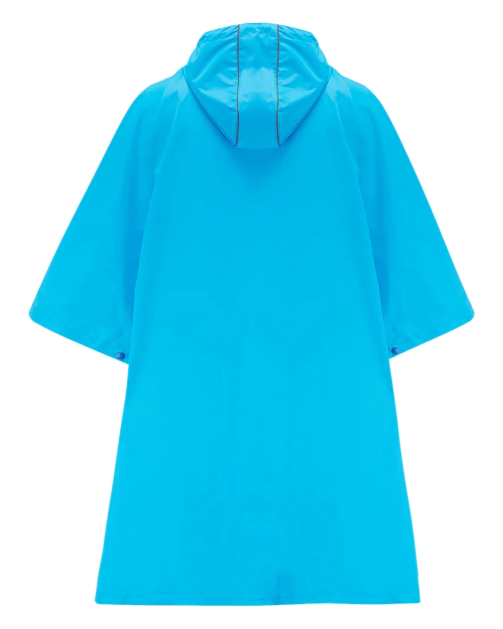 Neon Blue Coloured Mac In A Sac Origin Waterproof Poncho Neon on white background