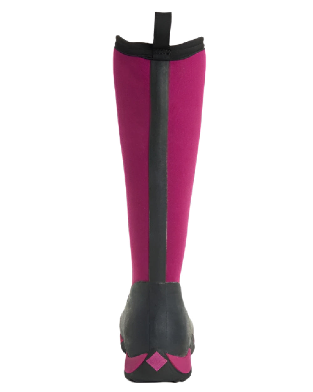 Maroon Coloured Muck Boots Womens Arctic Adventure Tall Boots on white background