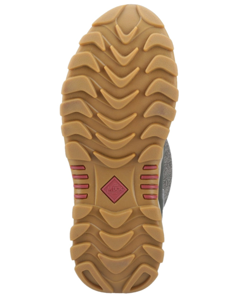 Olive Herringbone Print Coloured Muck Boots Womens Arctic Sport II Mid Wellingtons on white background