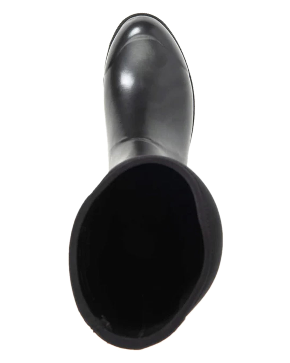 Black Coloured Muck Boots Womens Derby Tall Boots on white background