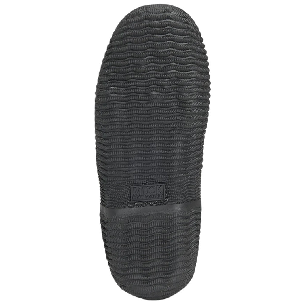 Muck Boots Womens Hale Wellingtons in Black with Fuzzy Herringbone