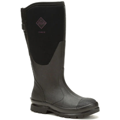 Muck Boots Womens Chore Adjustable Tall Wellingtons in Black