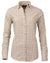 Mustard/Forest Green/Burnt Grange Coloured Laksen Christie Organic Cotton Shirt On A White Background