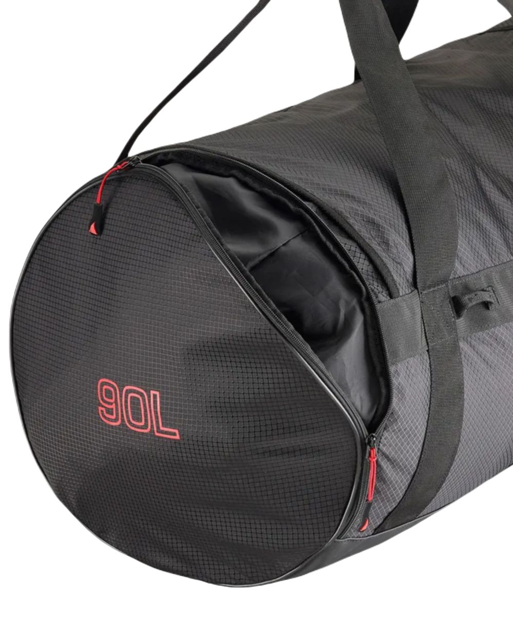 Black coloured Musto Essential 90L Duffel Bag on white background