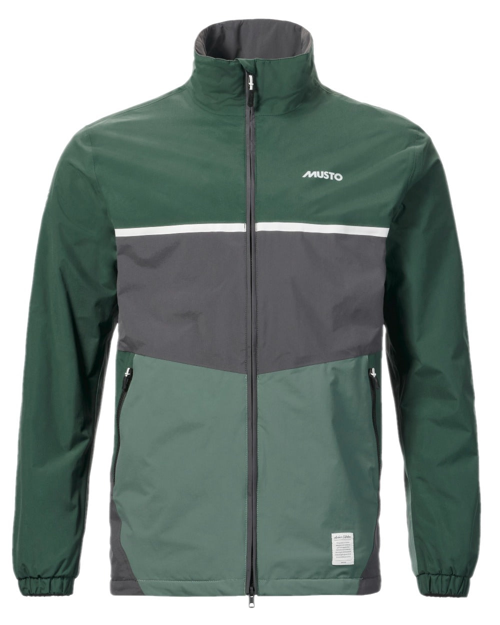 Black Darkest Spruce Coloured Musto Mens 64 Regatta Jacket on white background
