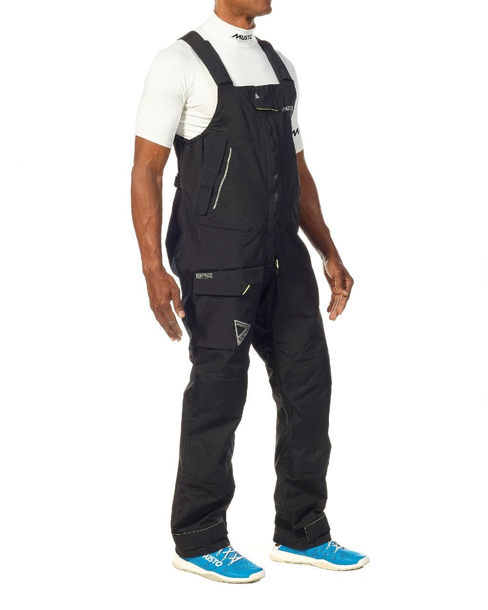 Black coloured Musto Mens Br2 Offshore Trouser 2.0 on white background
