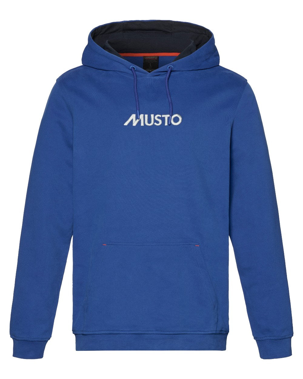 Mazarine Blue coloured Musto Mens Classic Hoodie on white background