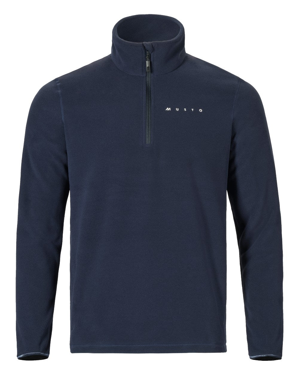 Navy Coloured Musto Mens Evo Polartec 200 Fleece Jacket on white background