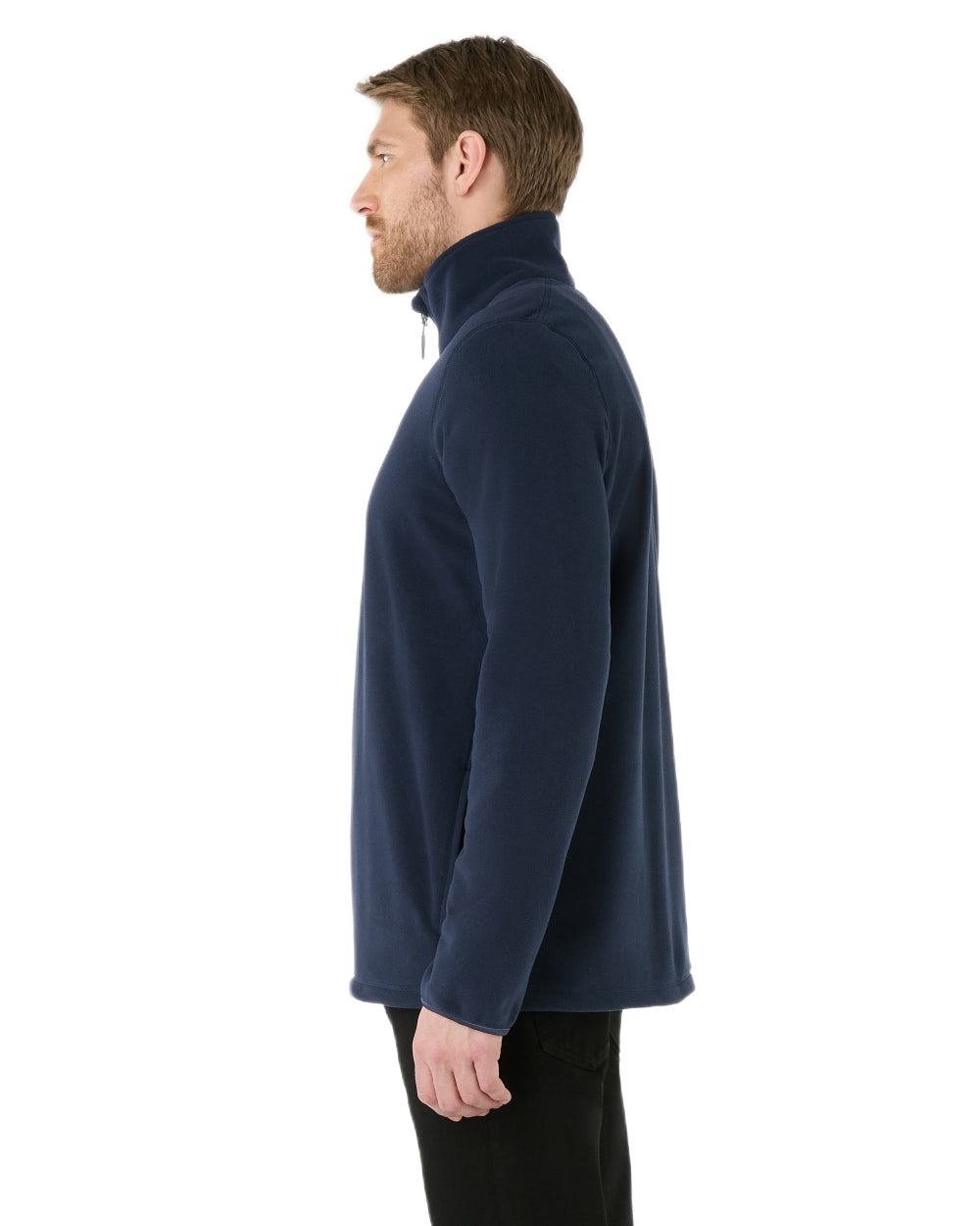 Navy Coloured Musto Mens Evo Polartec 200 Fleece Jacket on white background