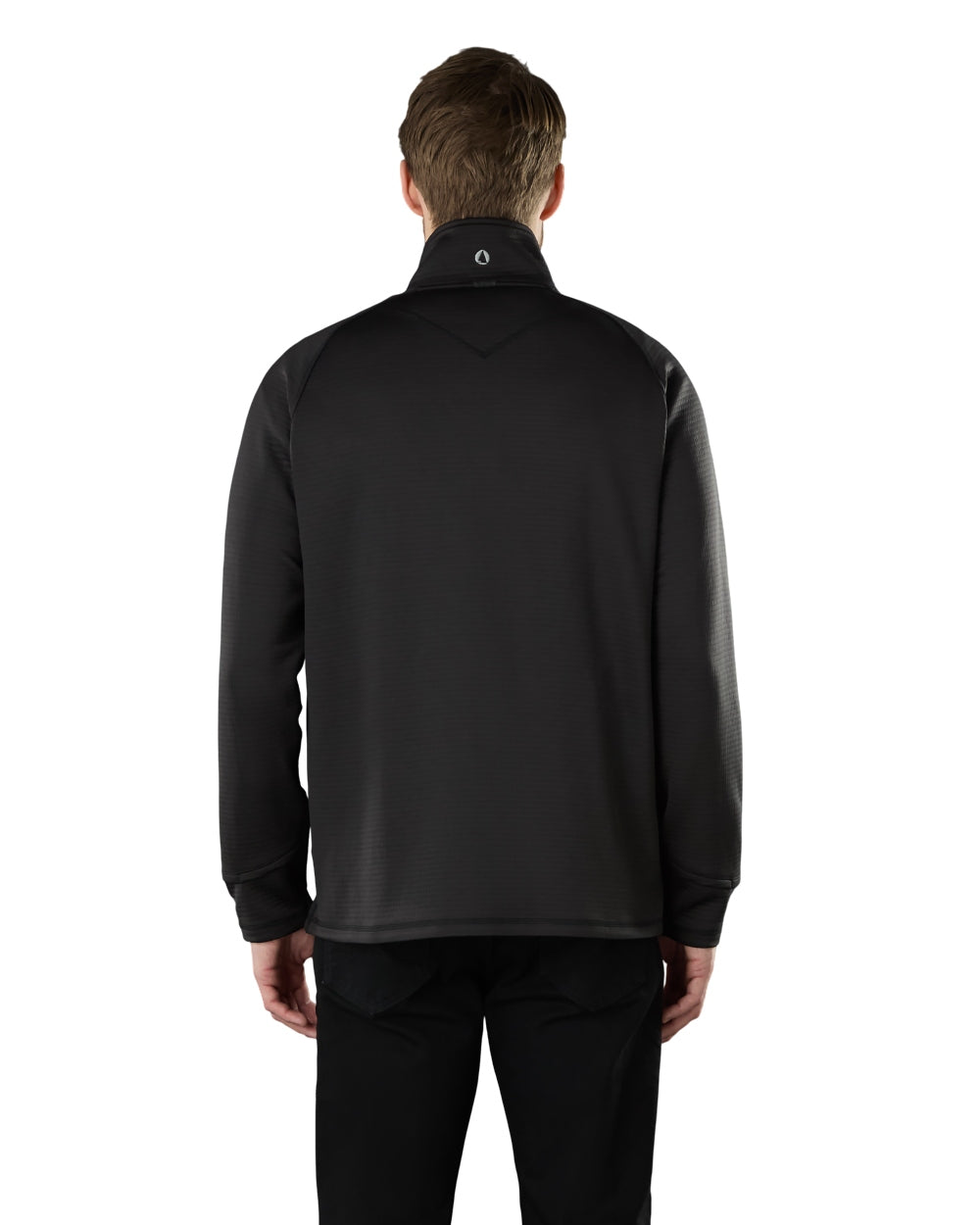 Black Coloured Musto Mens Evo Thermal Tech Fleece Jacket on white background
