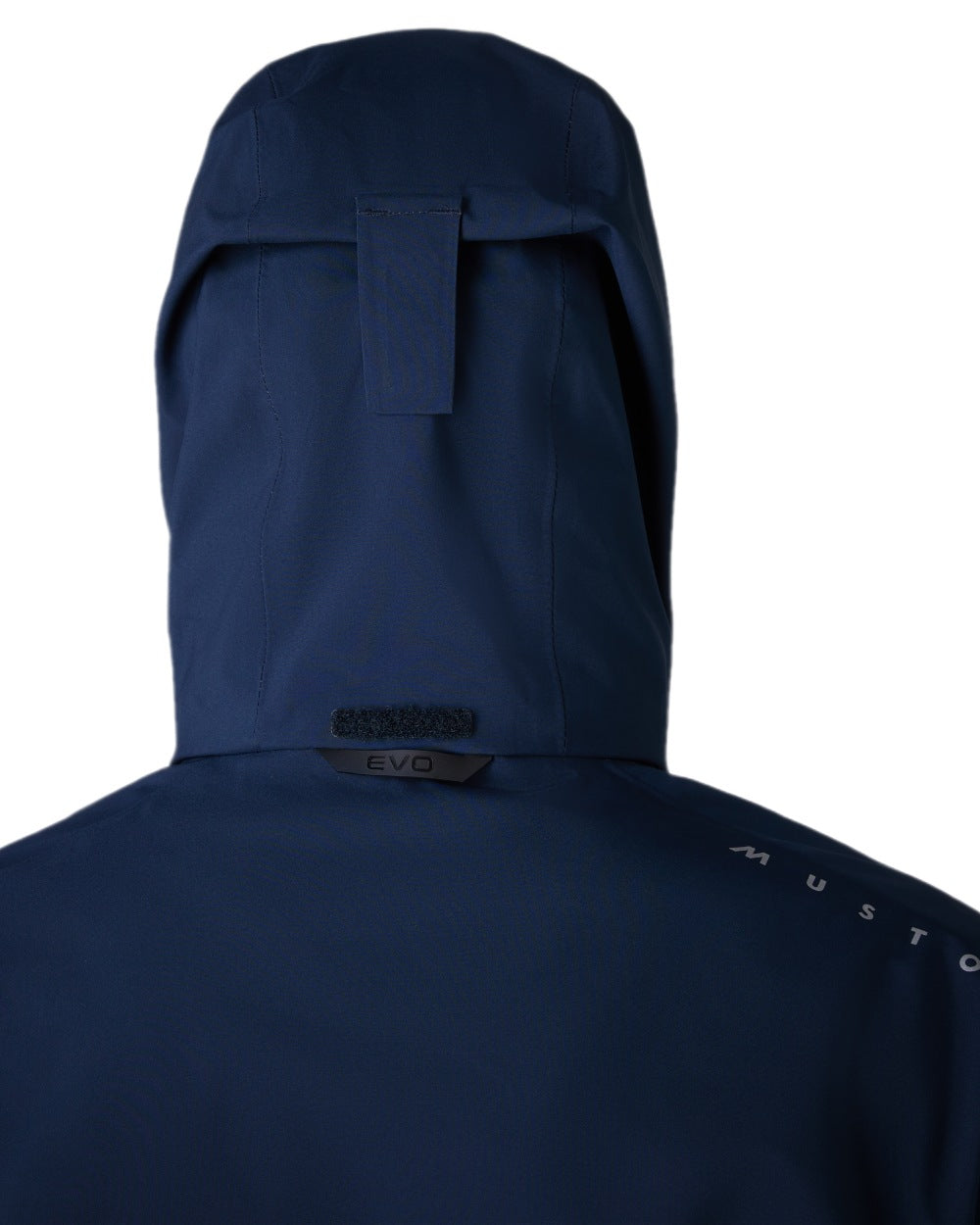 Navy Coloured Musto Mens Evo Waterproof Crew Jacket on white background