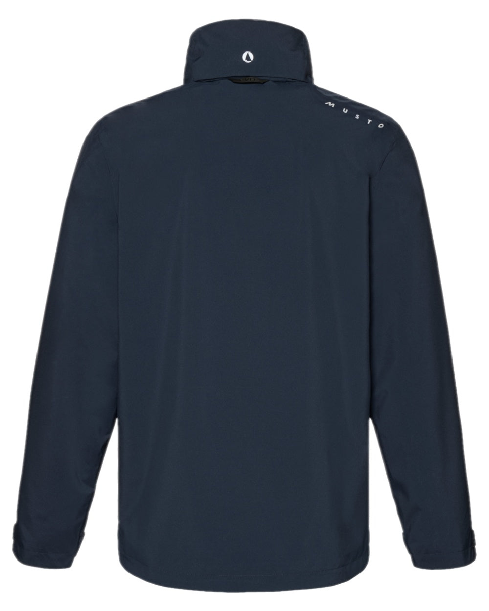 Navy Coloured Musto Mens Evo Waterproof Crew Jacket on white background