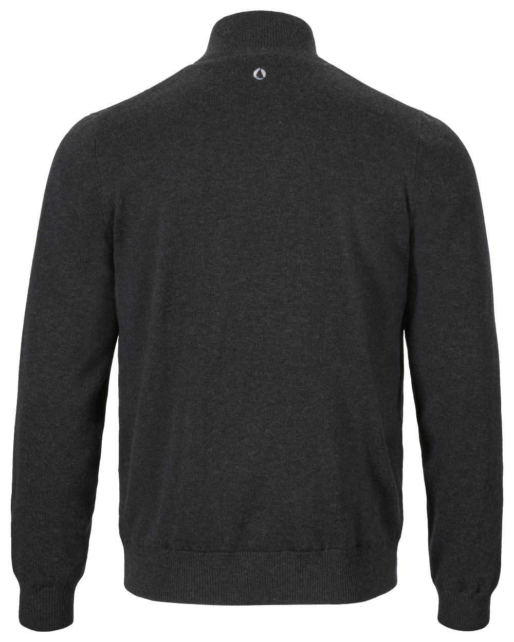 Carbon Coloured Musto Mens Evo Windproof Knit Jacket on white background