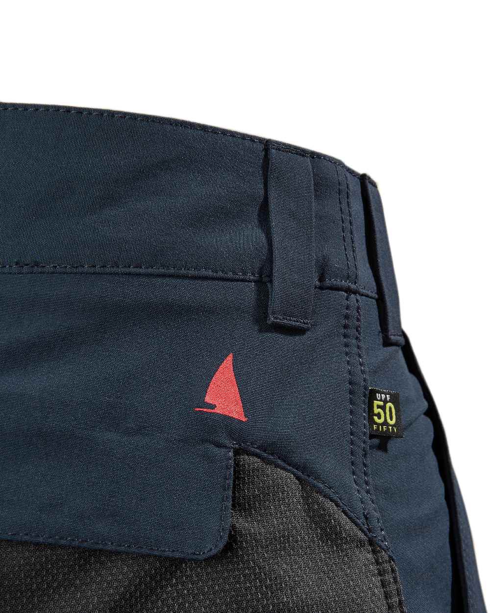 True Navy coloured Musto Mens Evolution Performance Trouser 2.0 on white background
