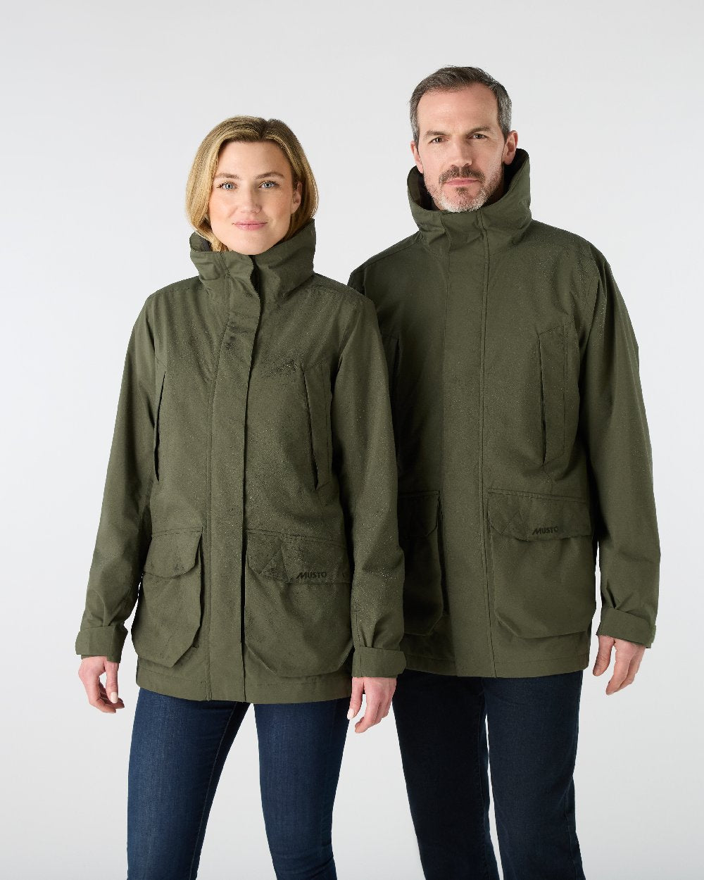 Deep Green Coloured Musto Mens Fenland Jacket 3.0 on White Background