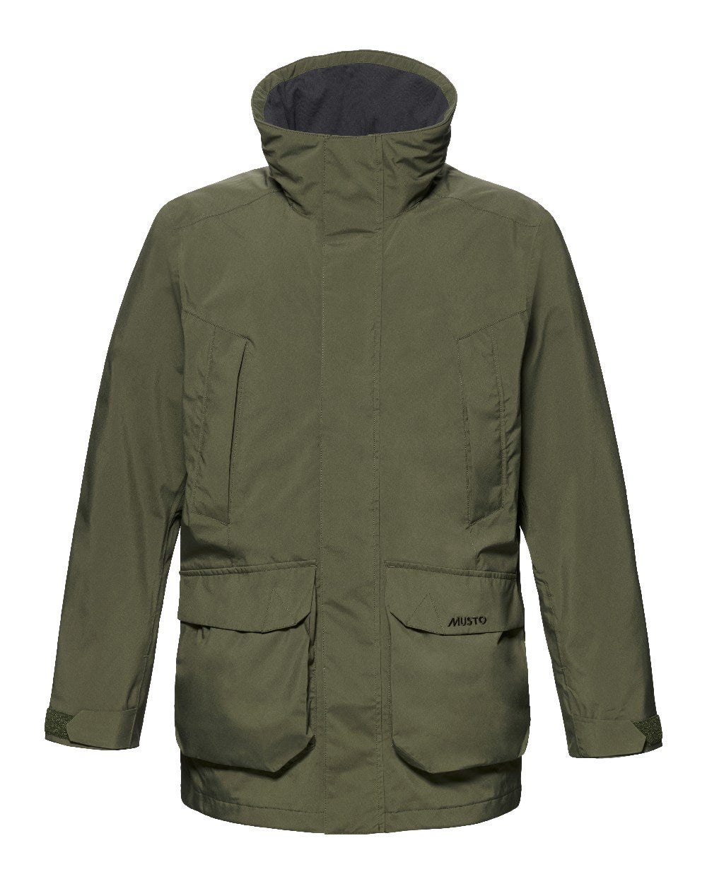 Deep Green Coloured Musto Mens Fenland Jacket 3.0 on White Background