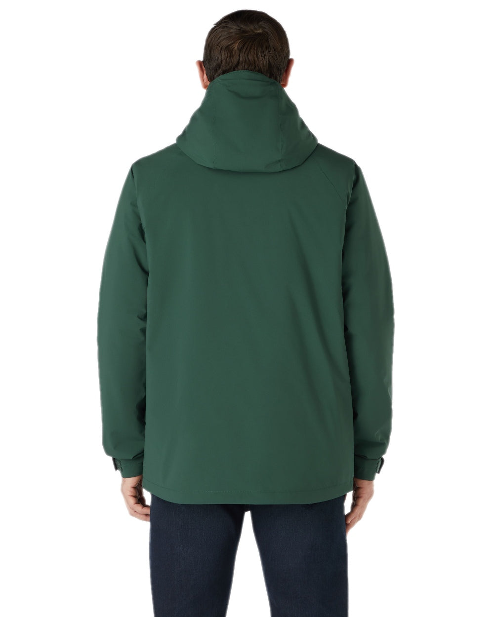 Darkest Spruce Coloured Musto Mens Insulated Rain Jacket on white background