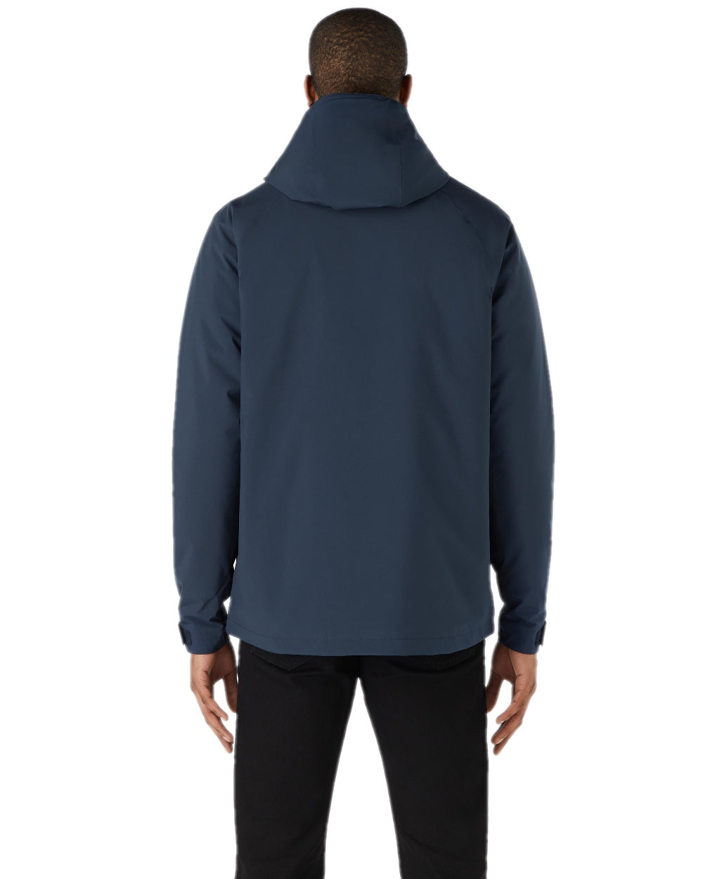 Navy Coloured Musto Mens Insulated Rain Jacket on white background