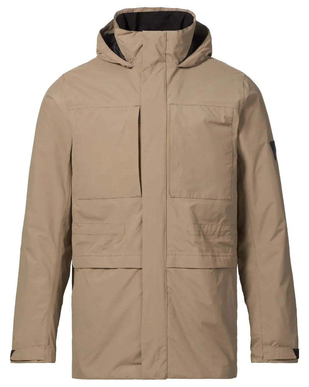 Crocodile coloured Musto Mens Marina Primaloft 3 in 1 Parka on white background