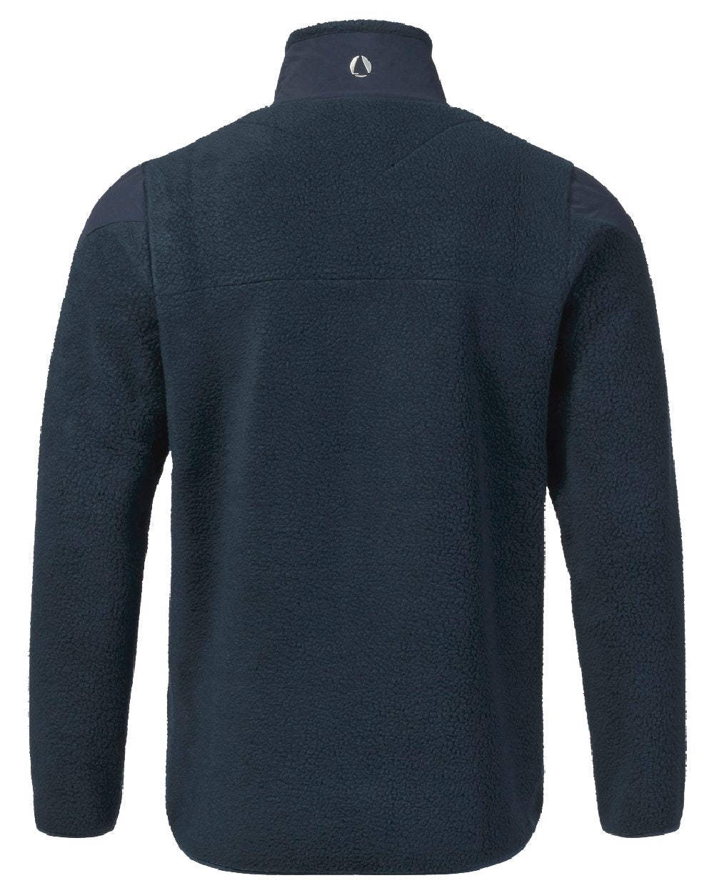 Navy Coloured Musto Mens Nautic Full Zip Pile Fleece on white background