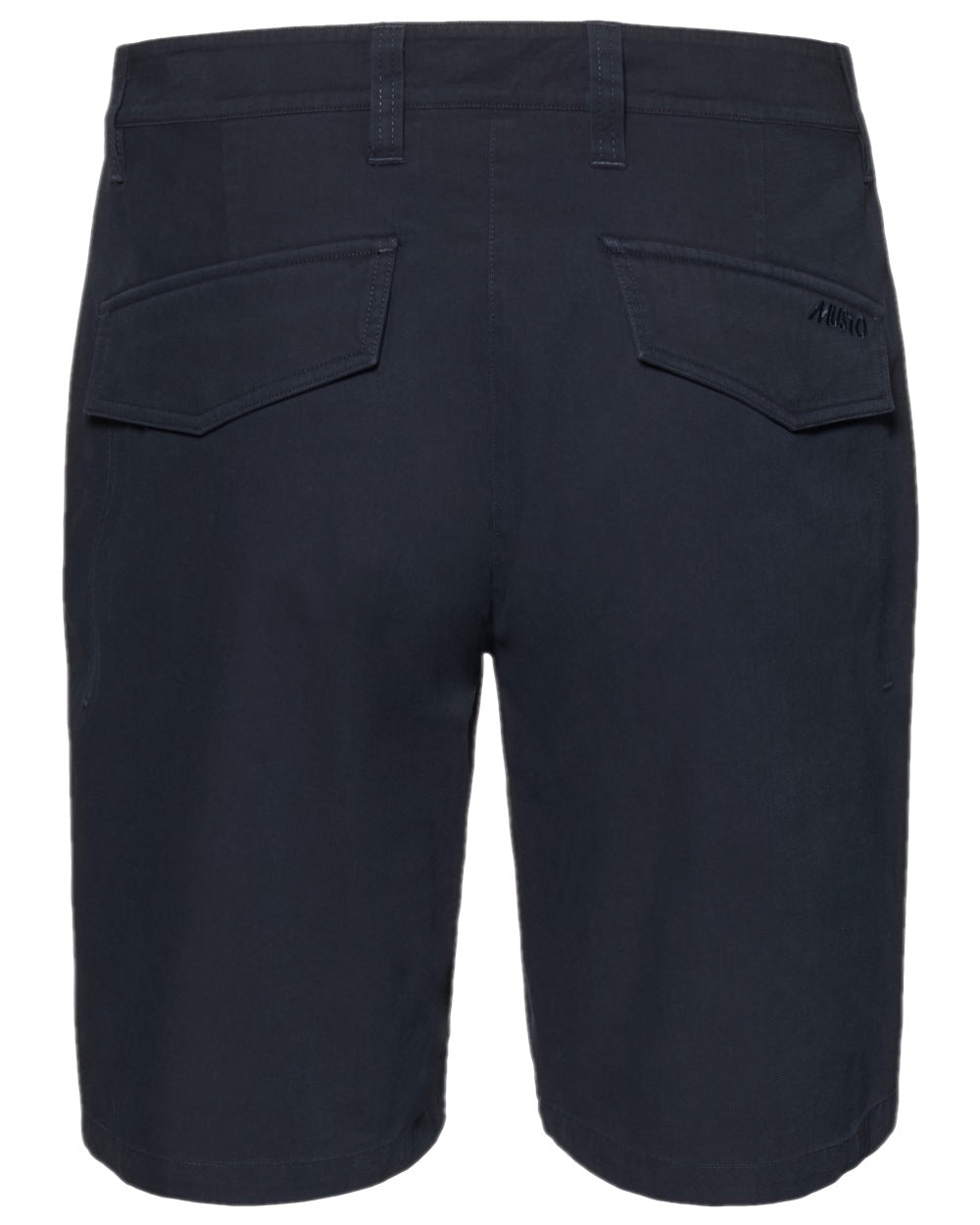 Navy Coloured Musto Mens Original Bermuda Shorts on white background