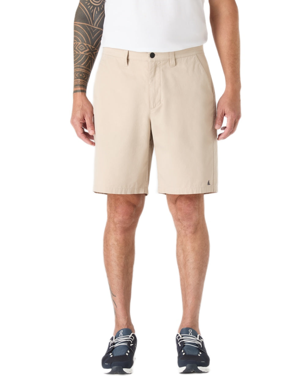 Pure Cashmere Coloured Musto Mens Original Bermuda Shorts on white background