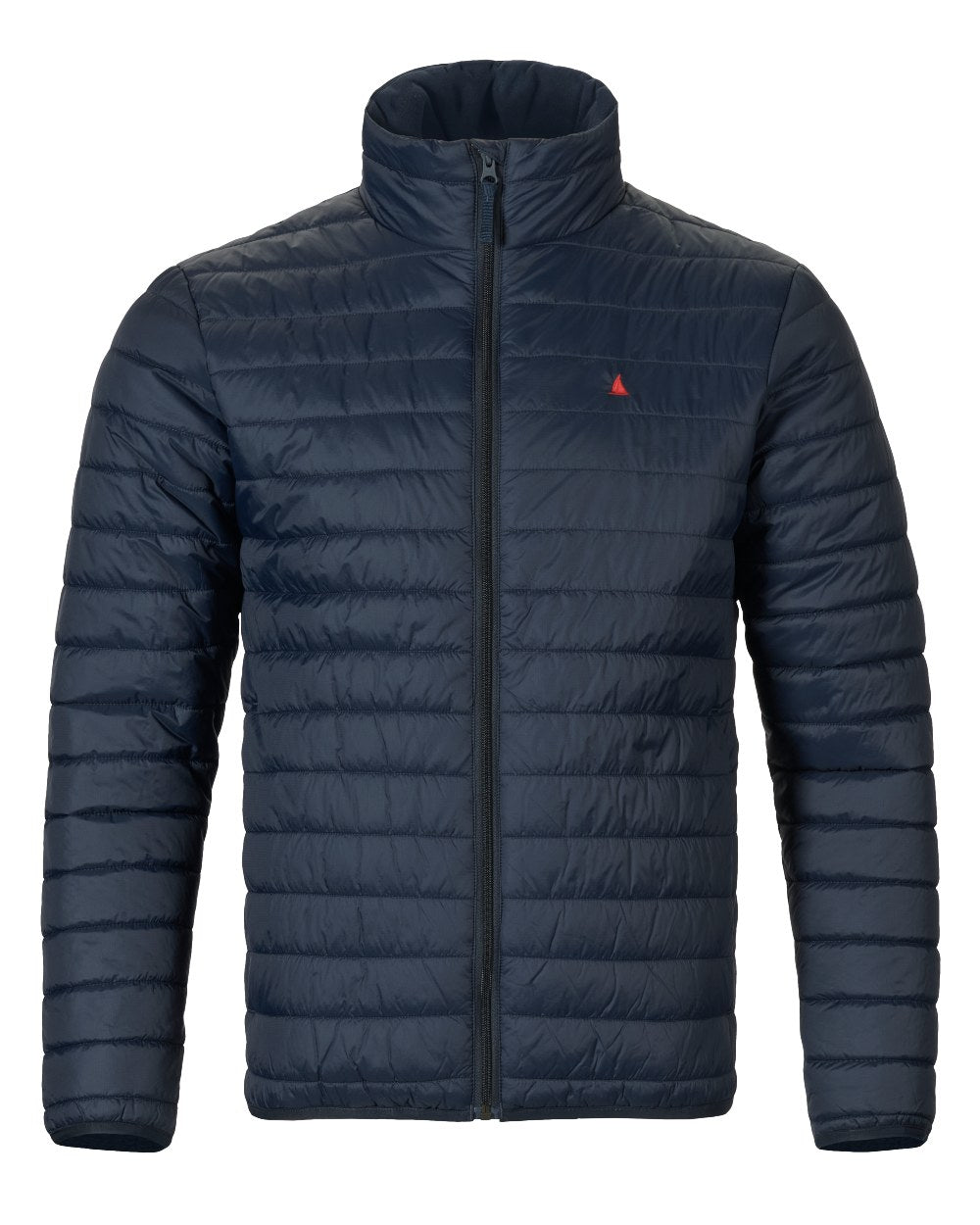 Navy Coloured Musto Mens Original Lite Puffer Jacket on white background