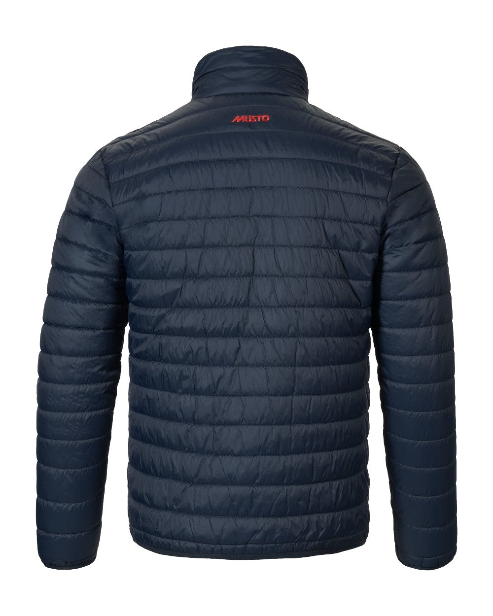 Navy Coloured Musto Mens Original Lite Puffer Jacket on white background