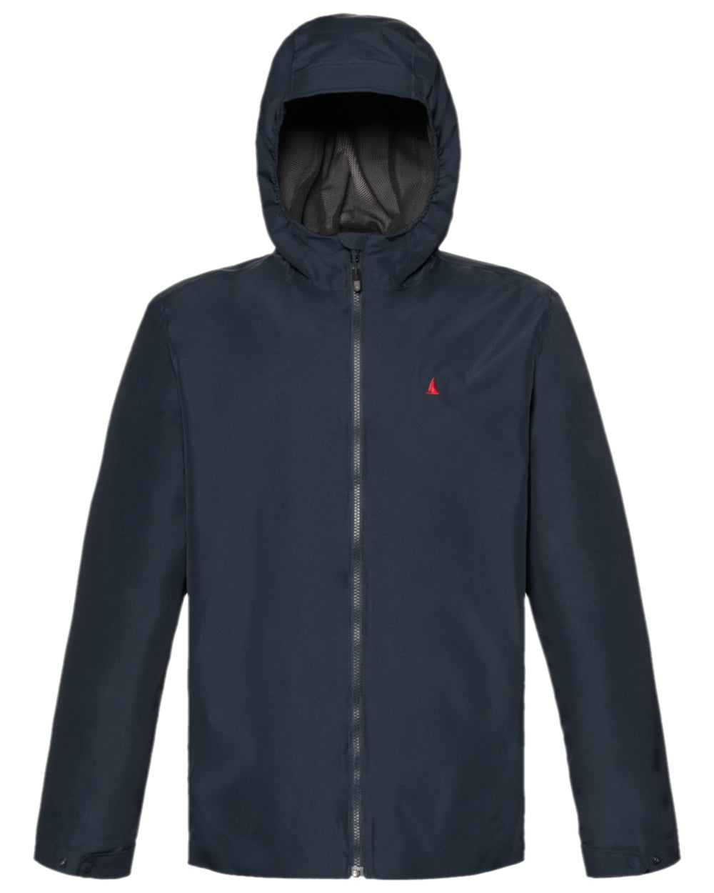 Navy Coloured Musto Mens Original Rain Jacket on white background