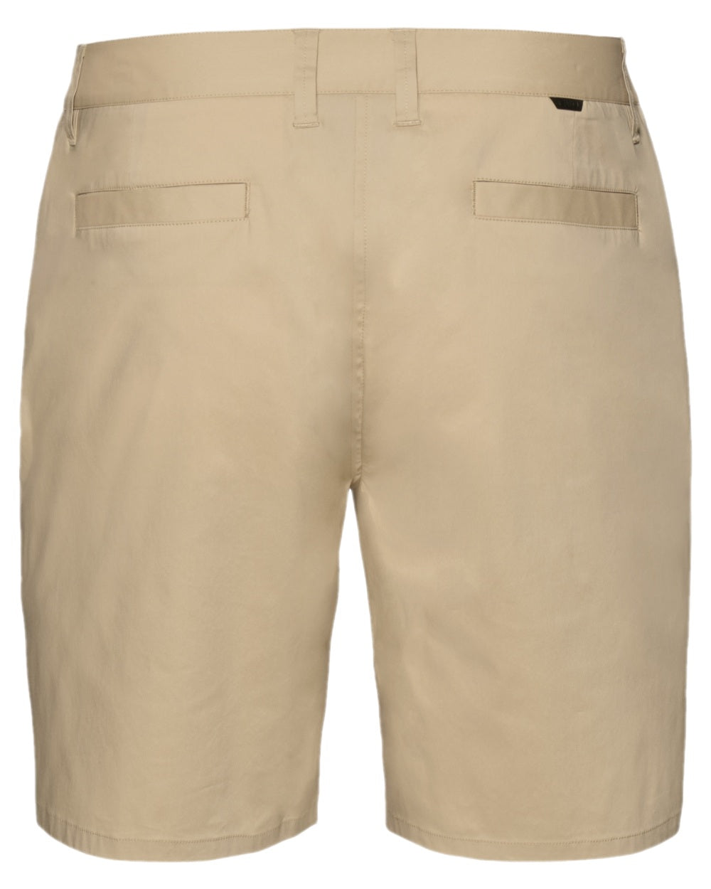 Beige Coloured Musto Mens Rib Fast Dry Shorts on white background