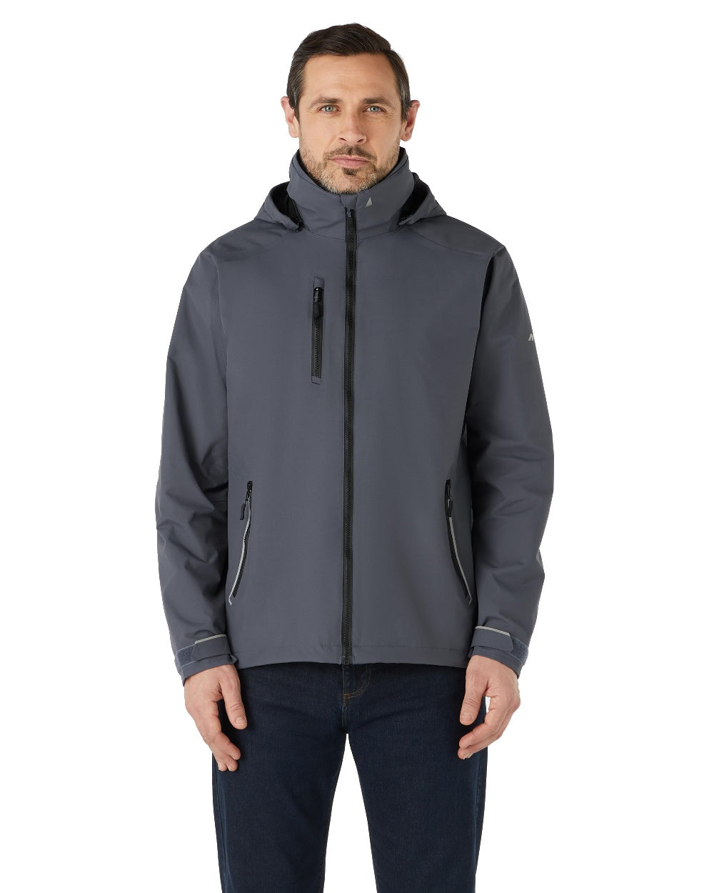 Ombre Blue coloured Musto Sarinia Jacket on White background