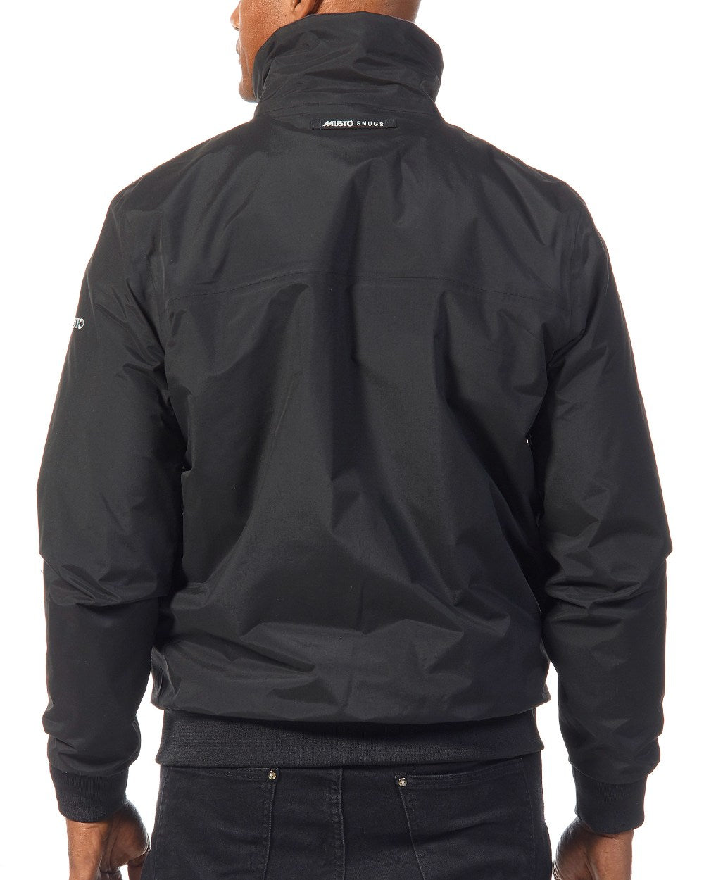 Black coloured Musto Snug Blouson Jacket 2.0 on white background