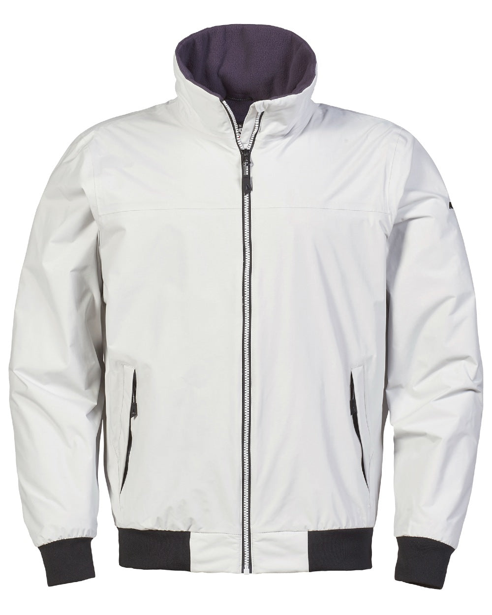 Platinum coloured Musto Snug Blouson Jacket 2.0 on white background
