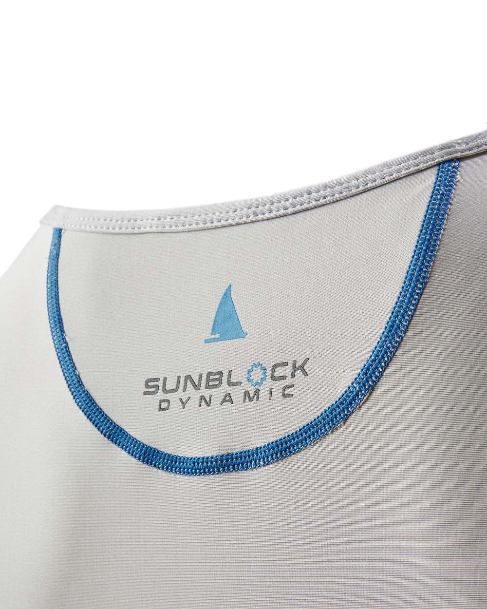Light Grey Sky Diver coloured Musto Sunblock Dynamic Long John on white background