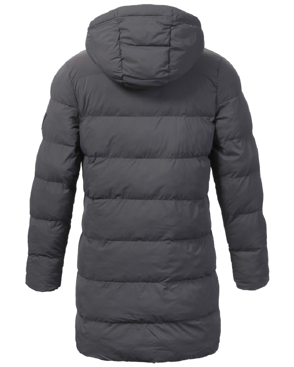 Carbon Coloured Musto Womens Active Puffer Coat on white background