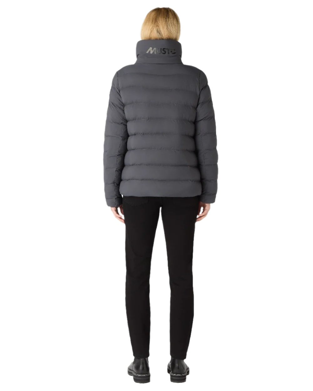 Carbon Coloured Musto Womens Active Puffer Jacket on white background