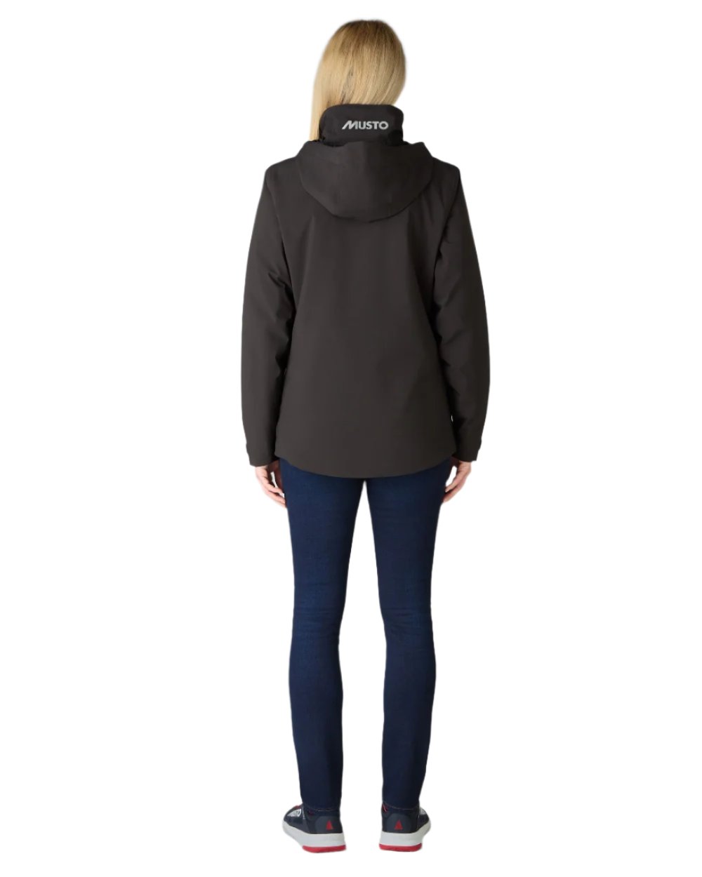 Black Coloured Musto Womens Br1 Primaloft Midlayer Jacket on white background