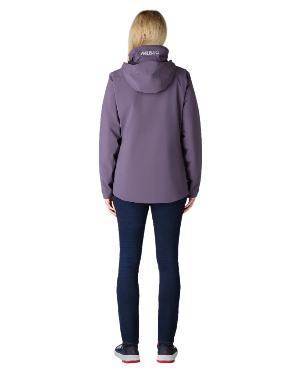 Mulberry Coloured Musto Womens Br1 Primaloft Midlayer Jacket on white background
