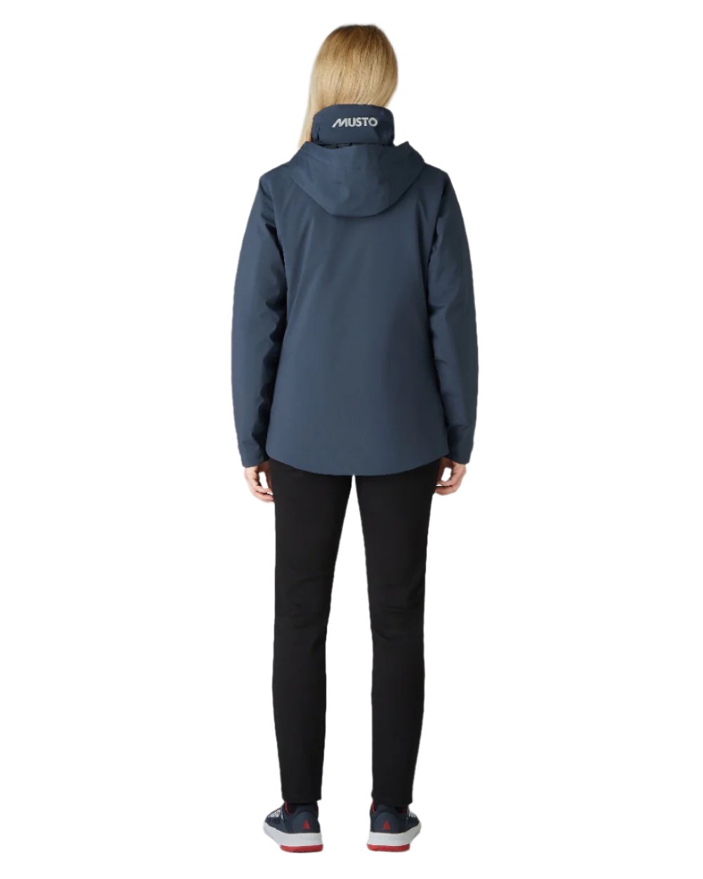 True Navy Coloured Musto Womens Br1 Primaloft Midlayer Jacket on white background