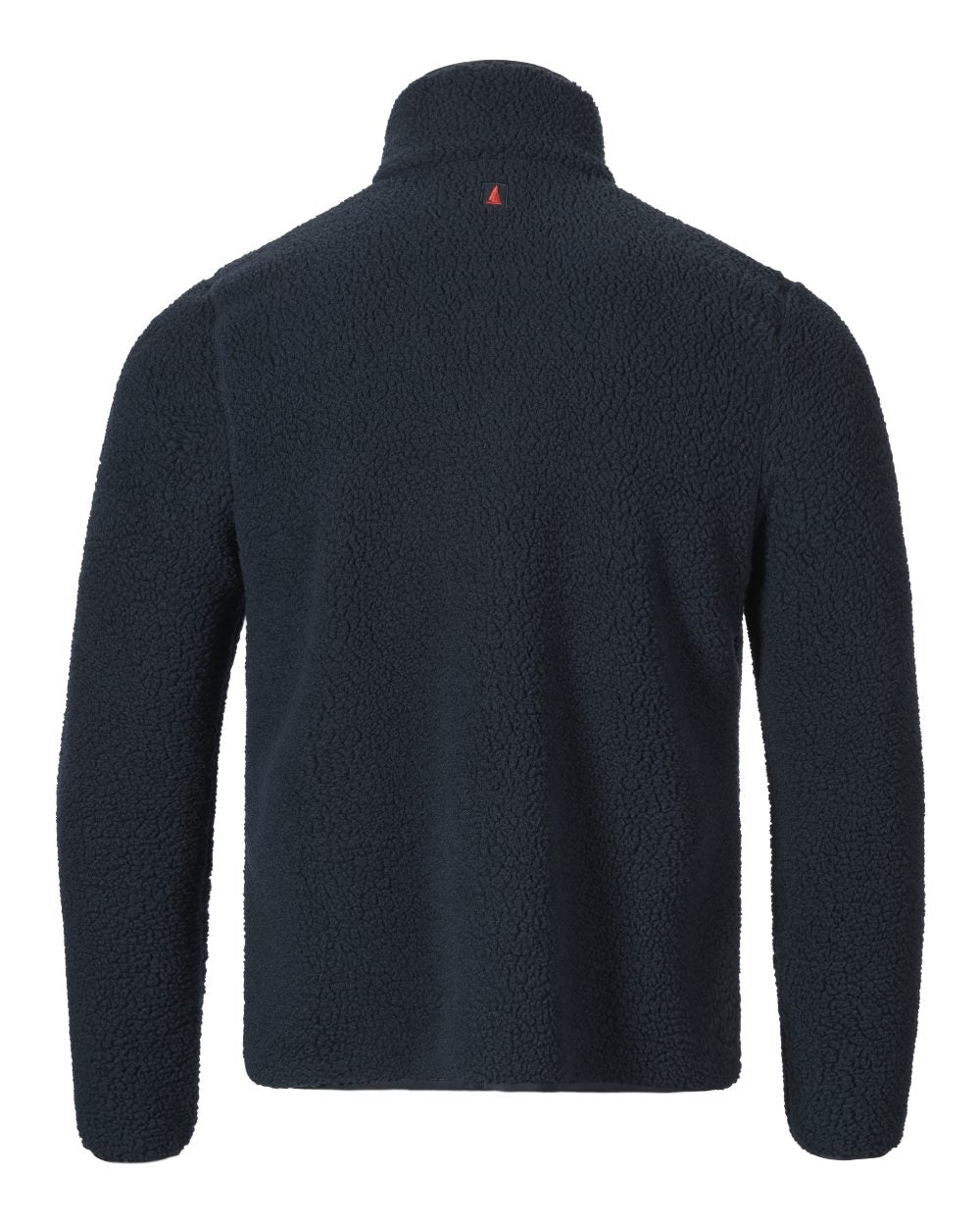 Navy Coloured Musto Womens Cover Deep Pile Fleece Pullover on white background