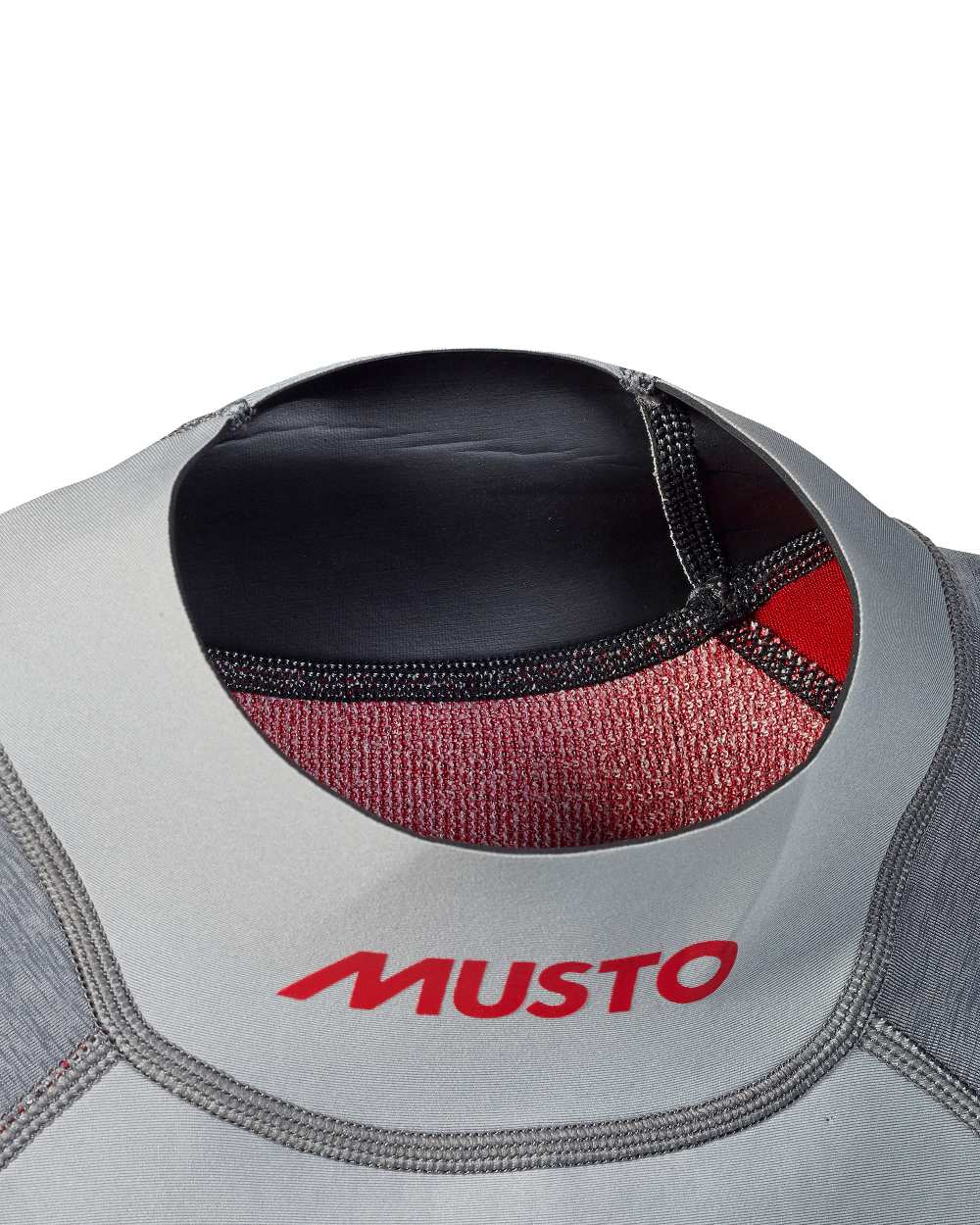 Grey Marl coloured Musto Womens Flexlite Vapour 1.0 Long-Sleeve Top on white background