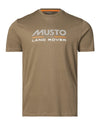 Musto Mens Land Rover Logo Short Sleeve T-Shirt 2.0 in Crocodile #colour_crocodile